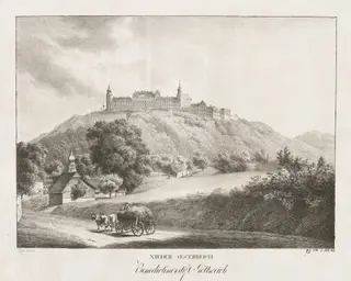 Nieder-oesterreich, Benedictinerstift Gottereich, by Jakob Alt, 1819