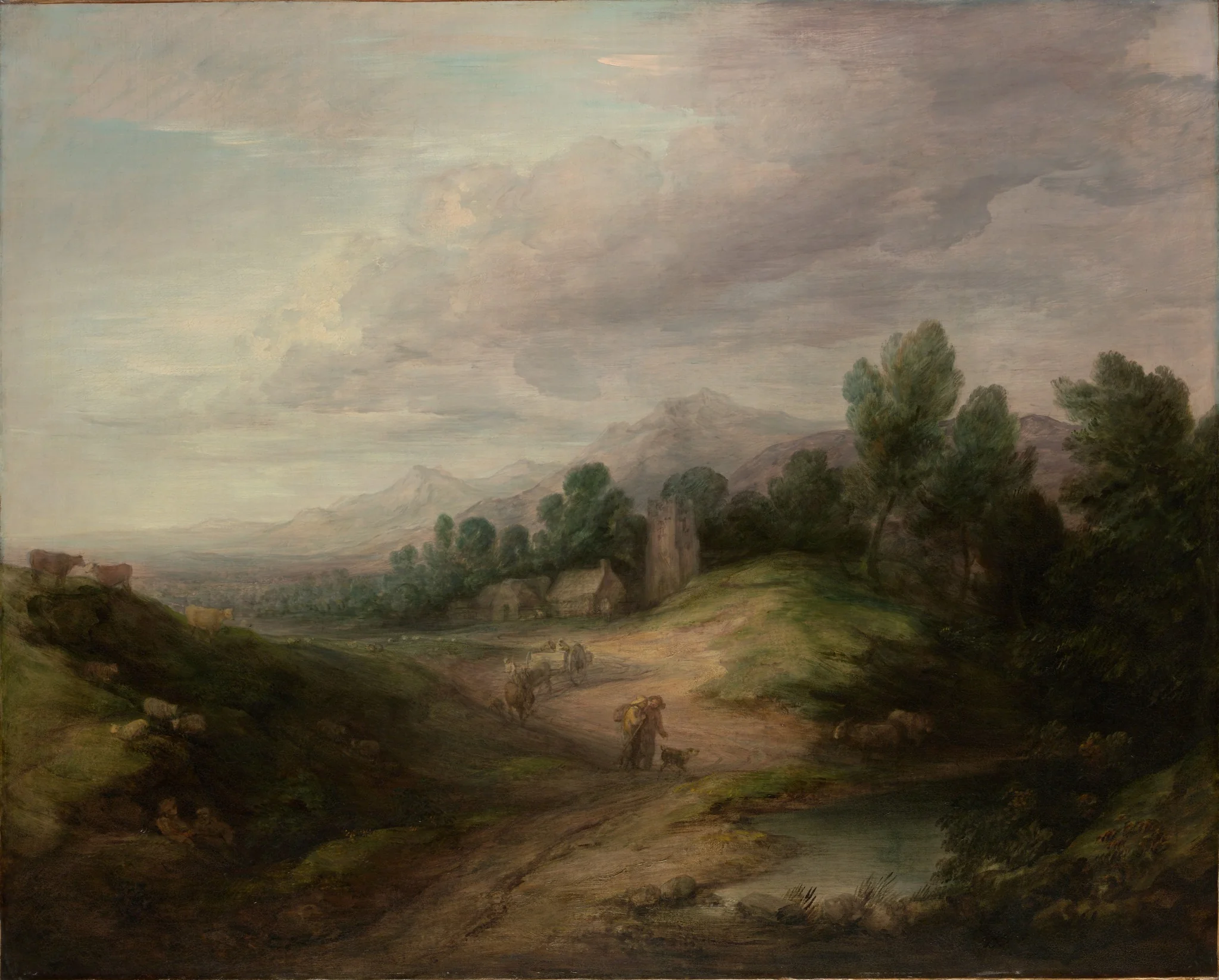 Wooded Upland Landscape, detail