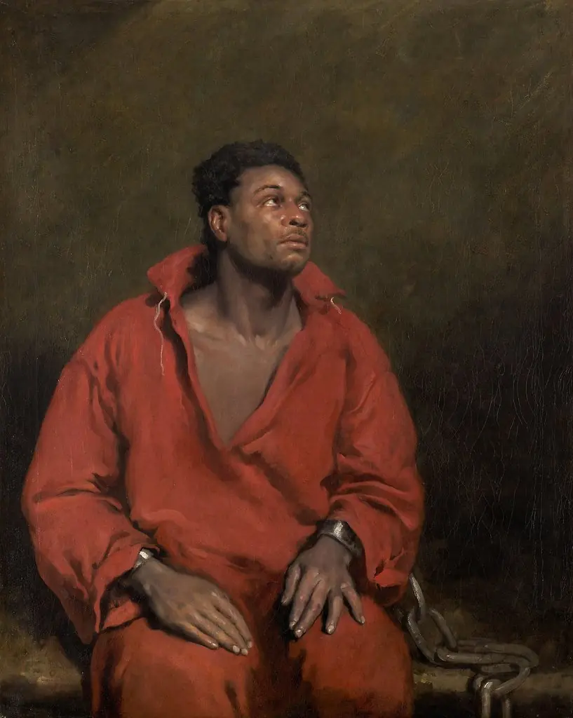 The Captive Slave, by John Simpson, oil, 1827