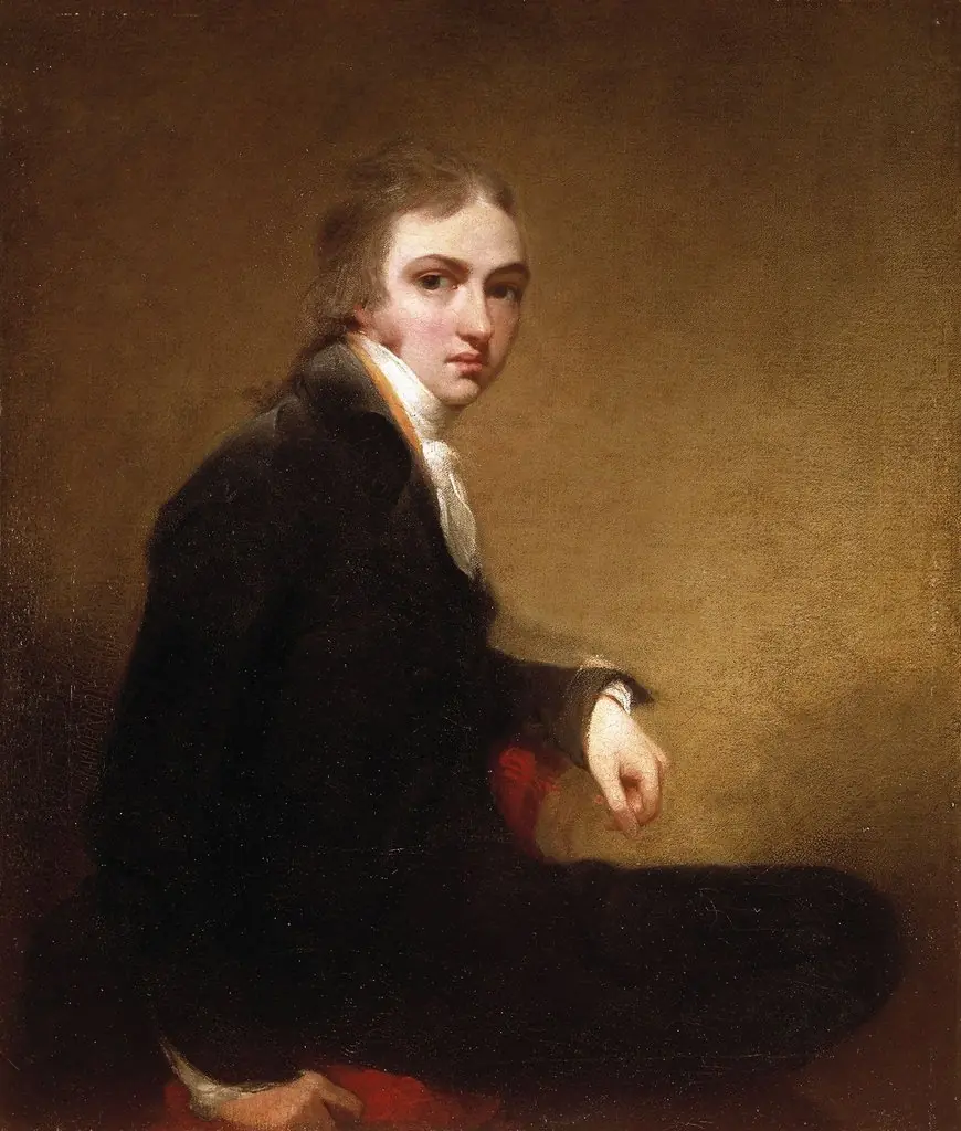 Self-portrait, by Thomas Lawrence, oil, 1794