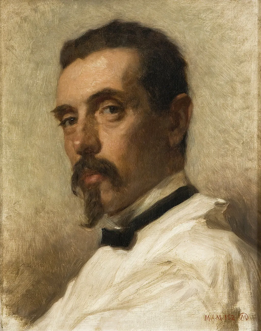 El pintor Vicente Poleró, by Federico de Madrazo y Kuntz, oil, 1873