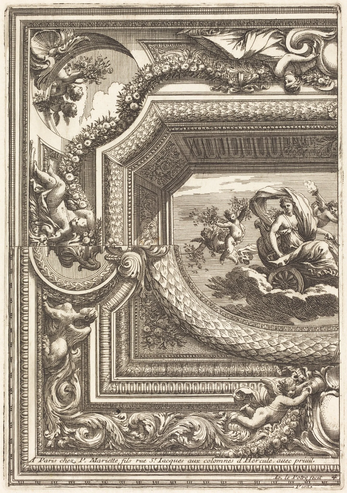 Quarts de plafons, detail