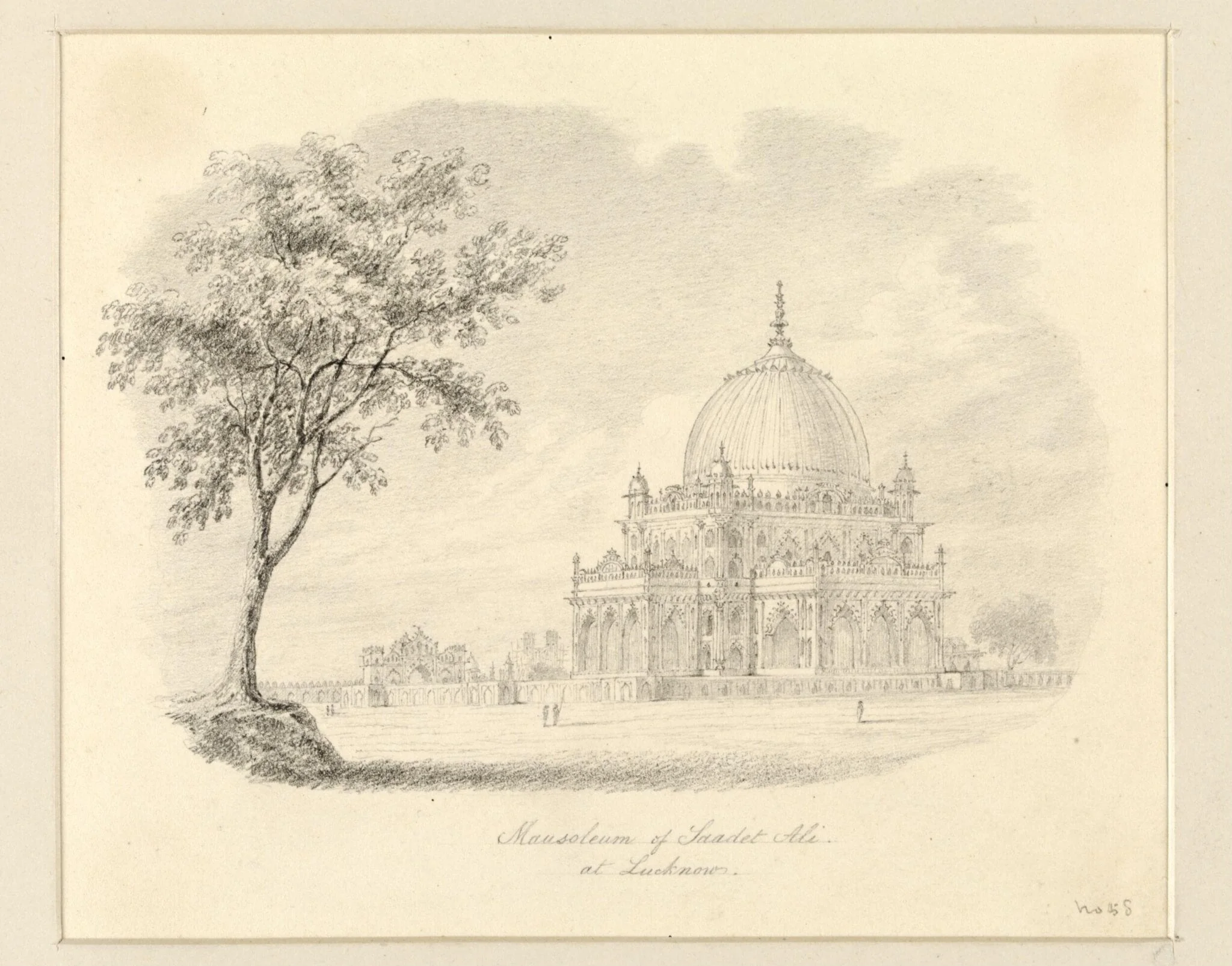Mausoleum of Saadet Ali, at Lucknow., detail