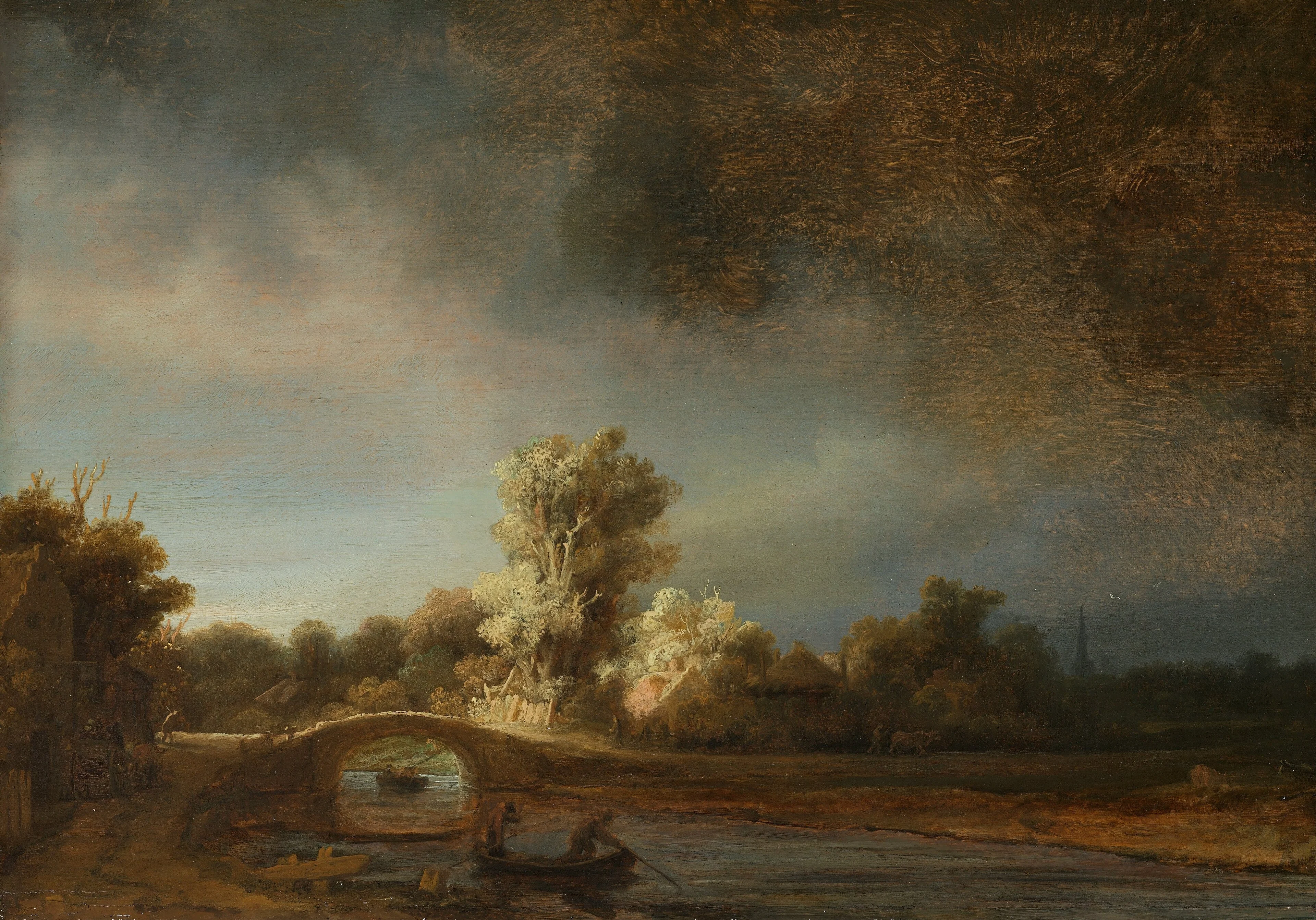 The Stone Bridge, detail
