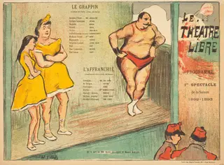 Le Grappin; L'Affranchie, by Henri-Gabriel Ibels, ink, 1892