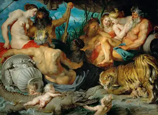 The Four Continents, by Peter Paul Rubens, oil, 1615