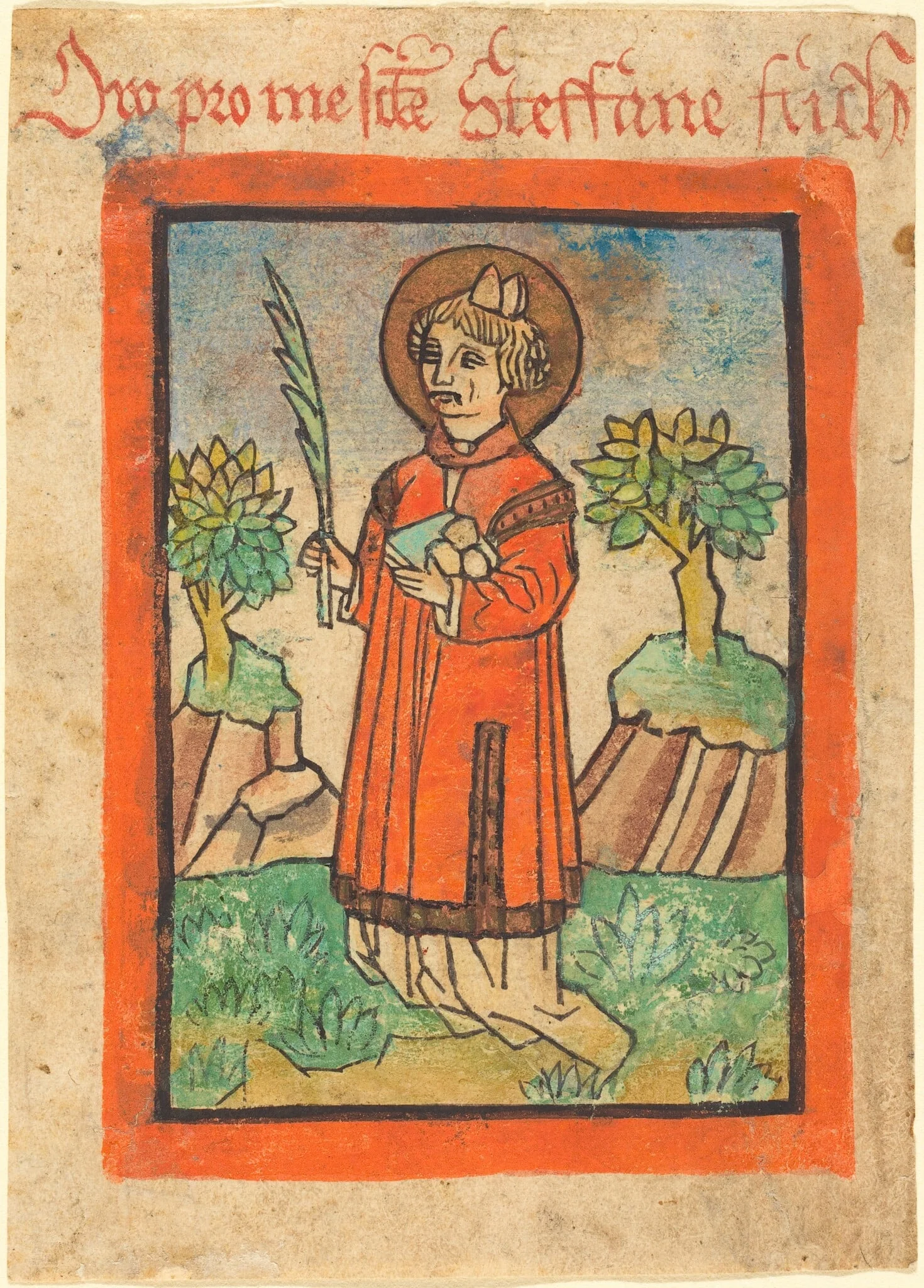 Saint Stephen, detail