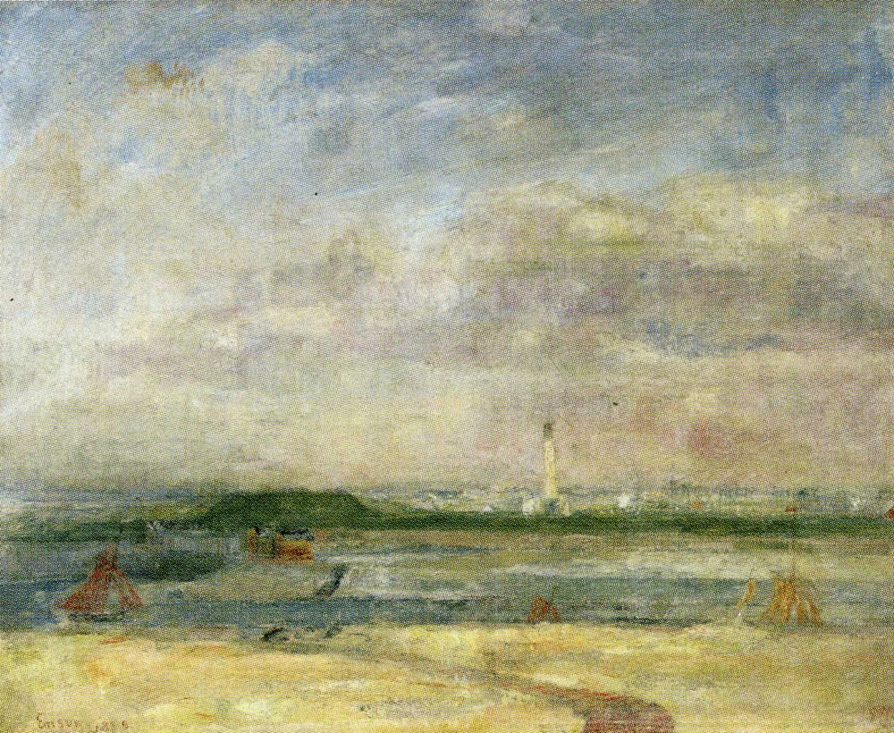 The Lighthouse at Ostend, detail
