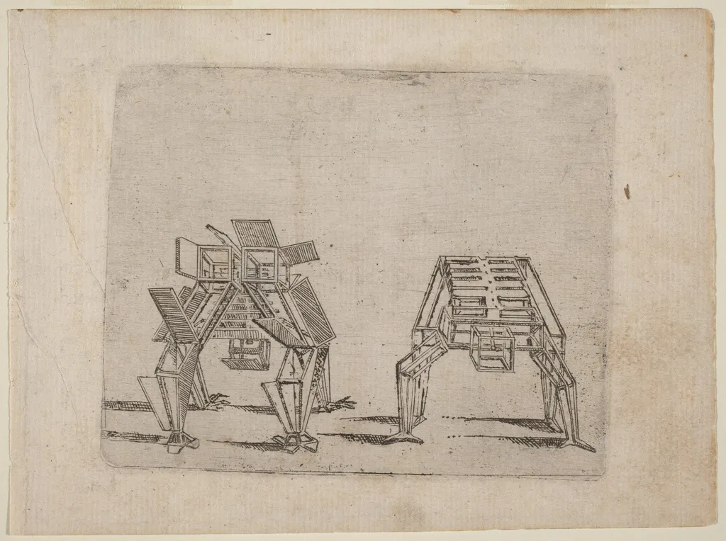 From "Bizzarie di varie Figure", by Giovanni Battista Bracelli, ink, 1624
