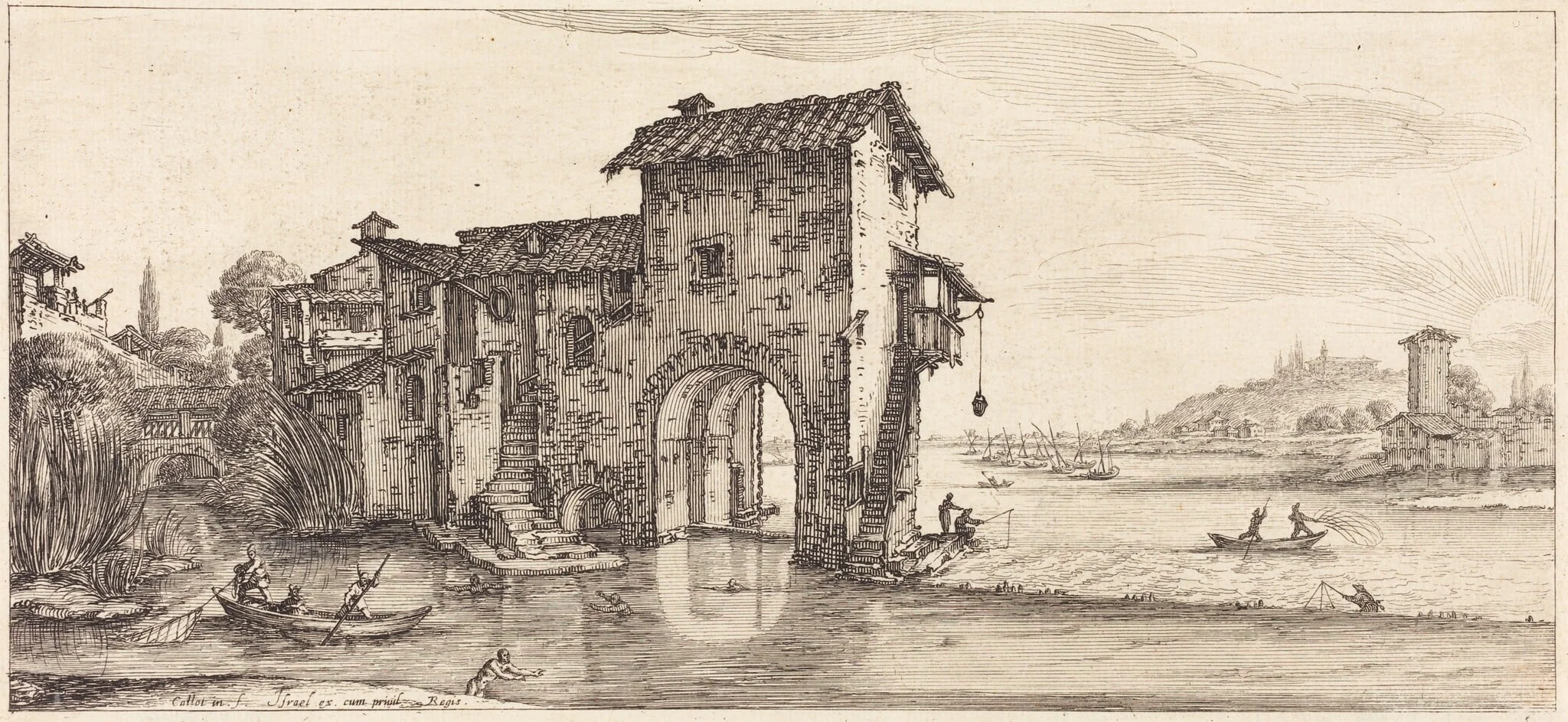 The Watermill, detail