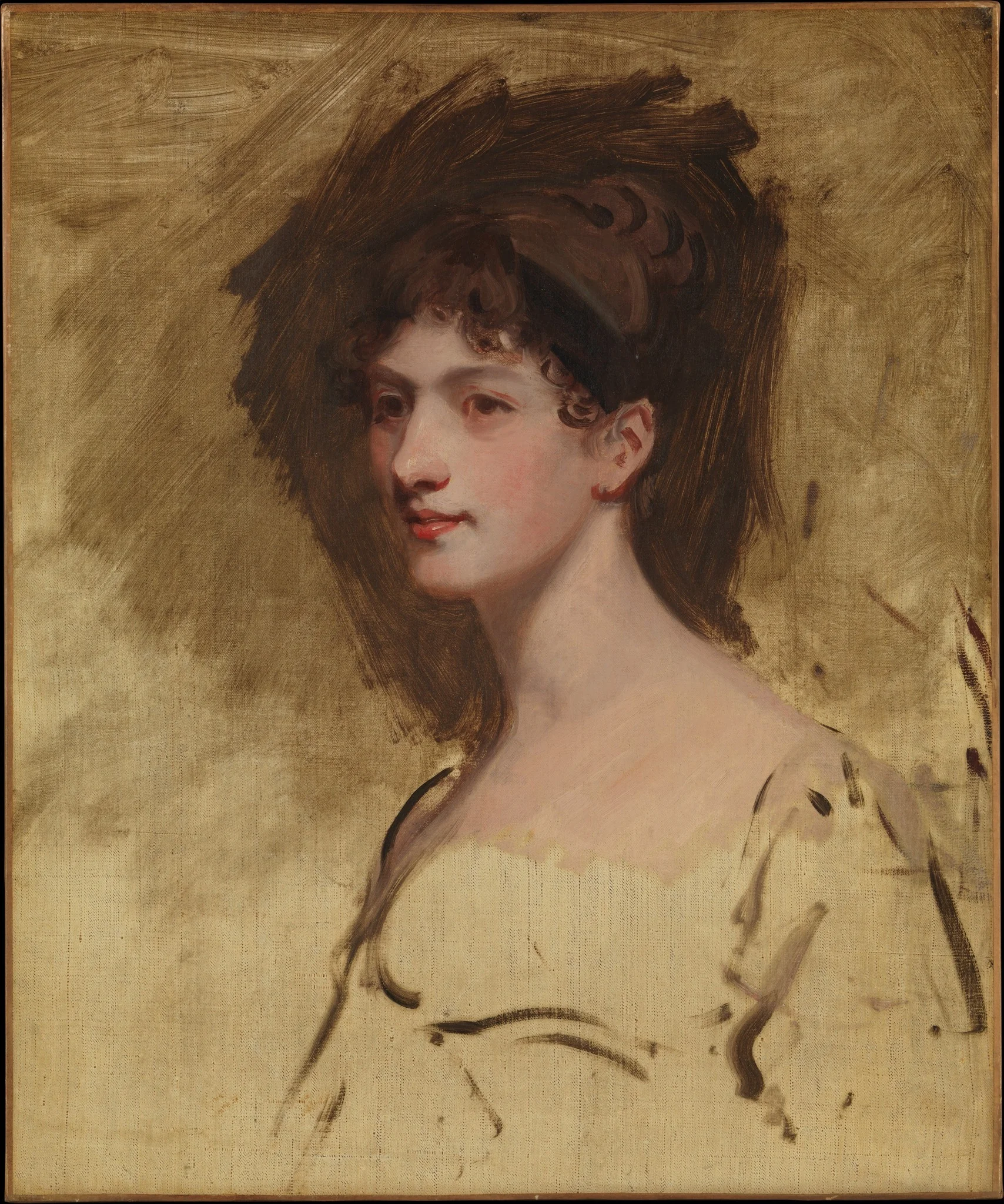 Lady Hester King (died 1873), detail