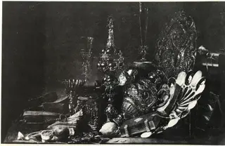 Pronk Still Life, by François Ryckhals, oil, 1640