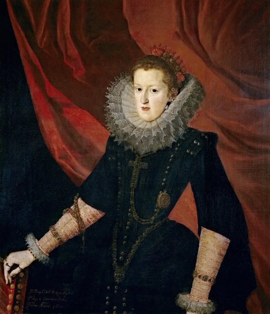 Margaret of Austria, by Juan Pantoja de la Cruz, oil, 1607