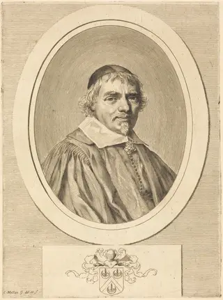 Omer Talon, by Claude Mellan, ink, 1643