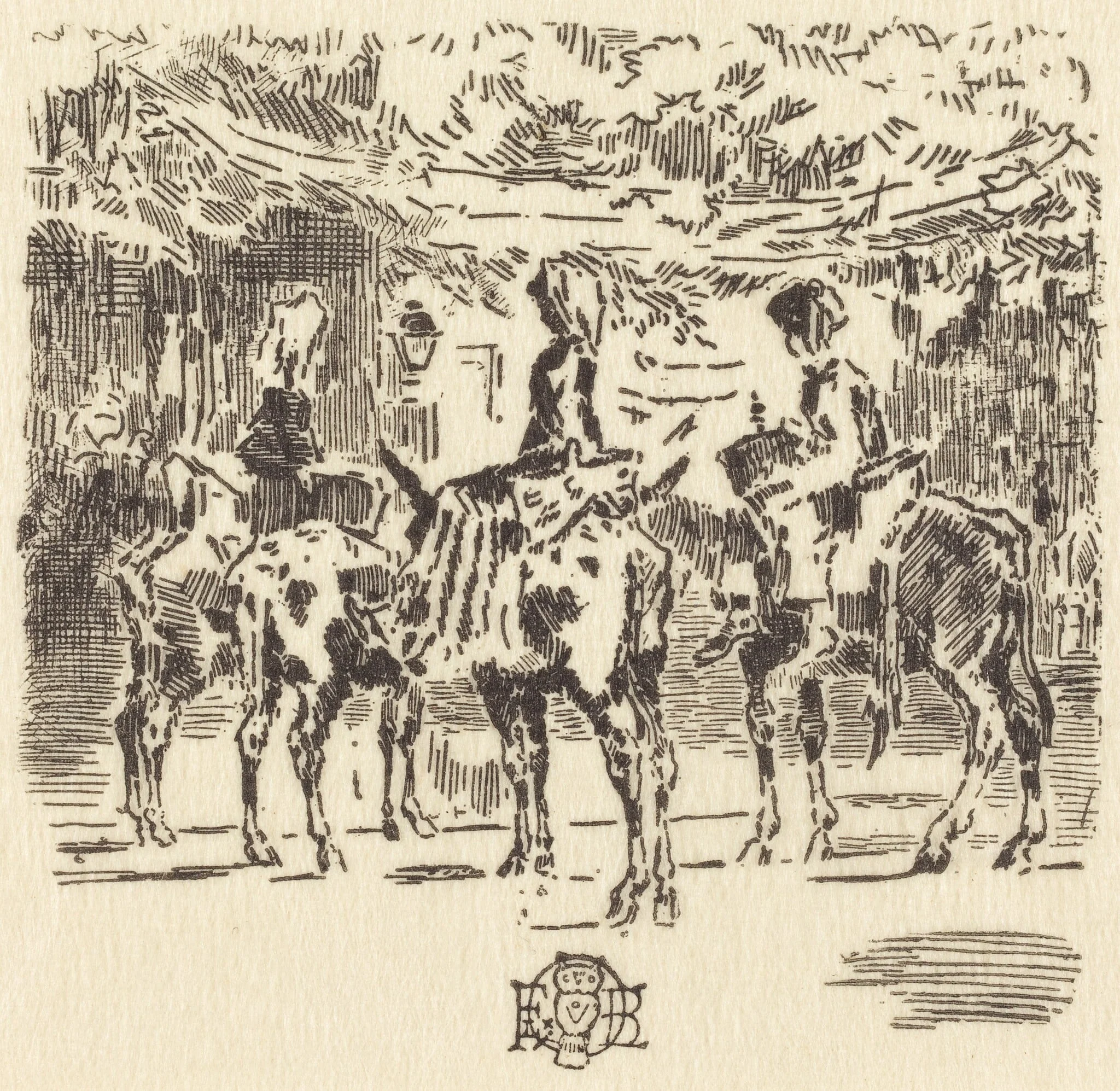 Les Petits Anes de Luchon, detail