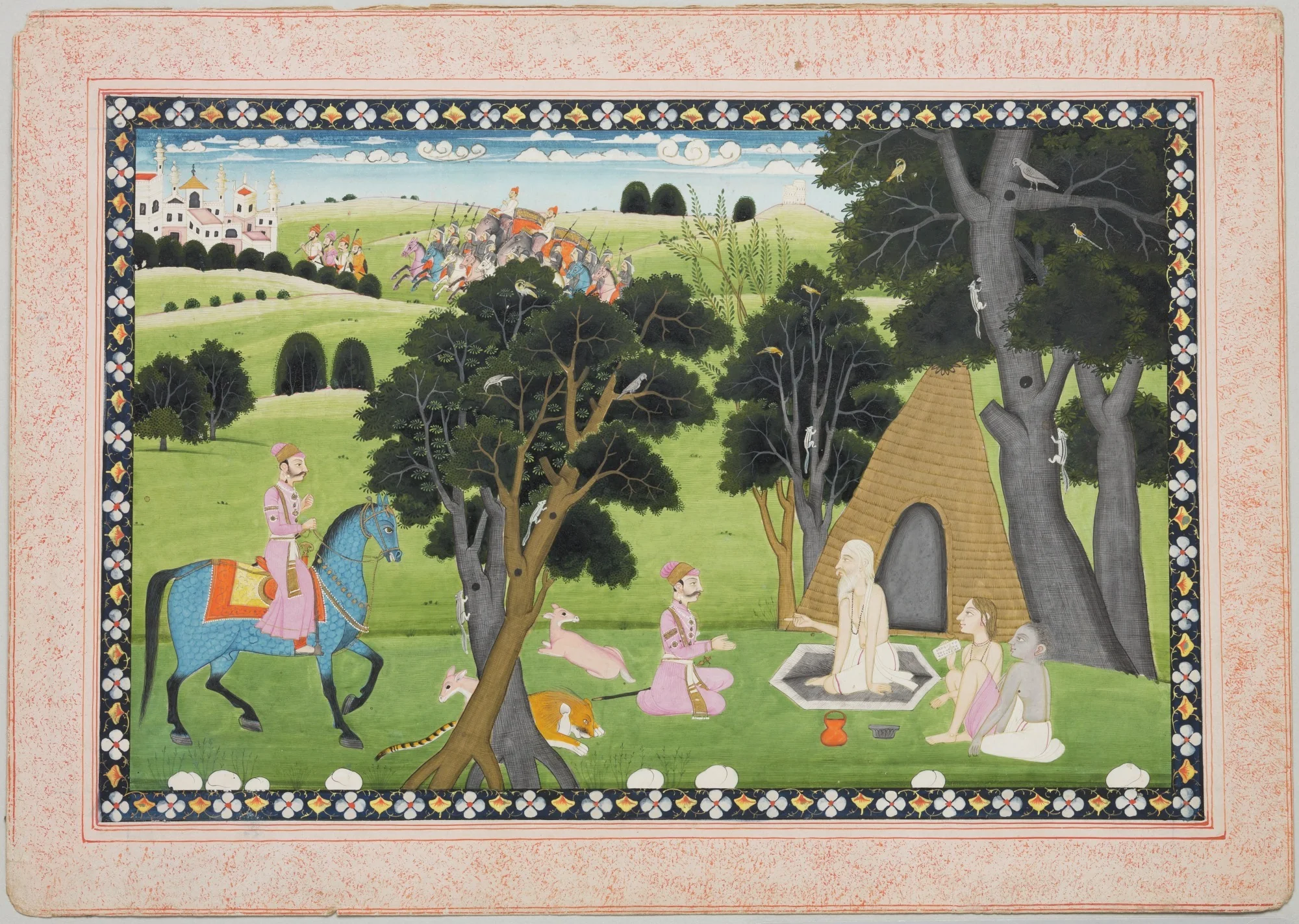 Consultation with a Hermit Guru, detail