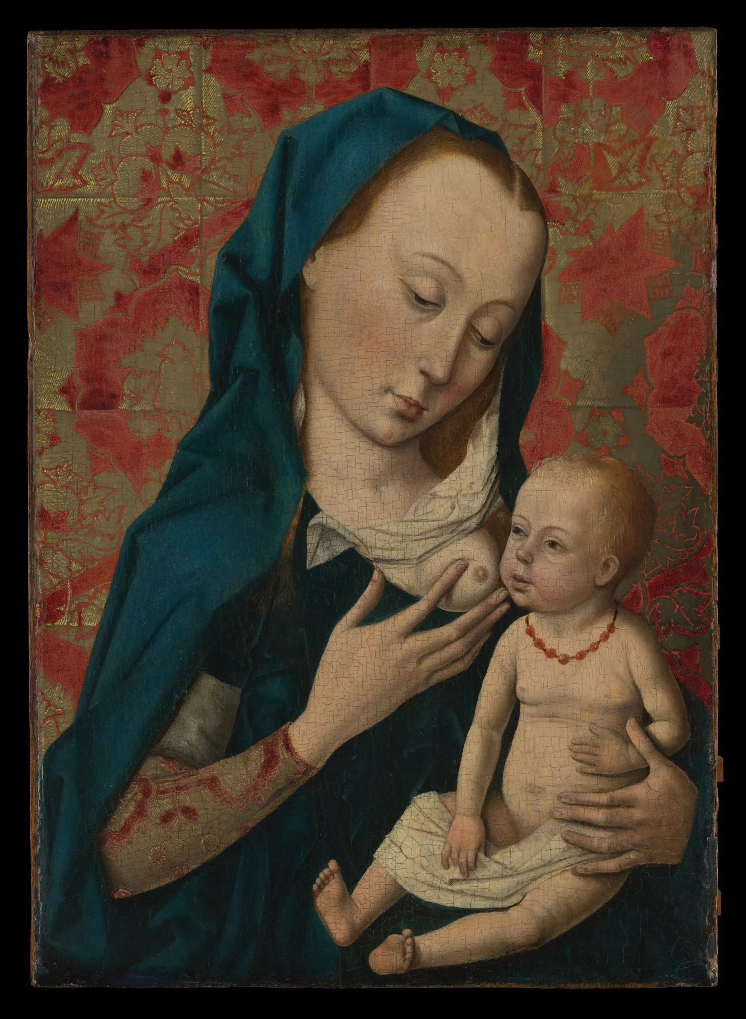 Virgin and Child, detail