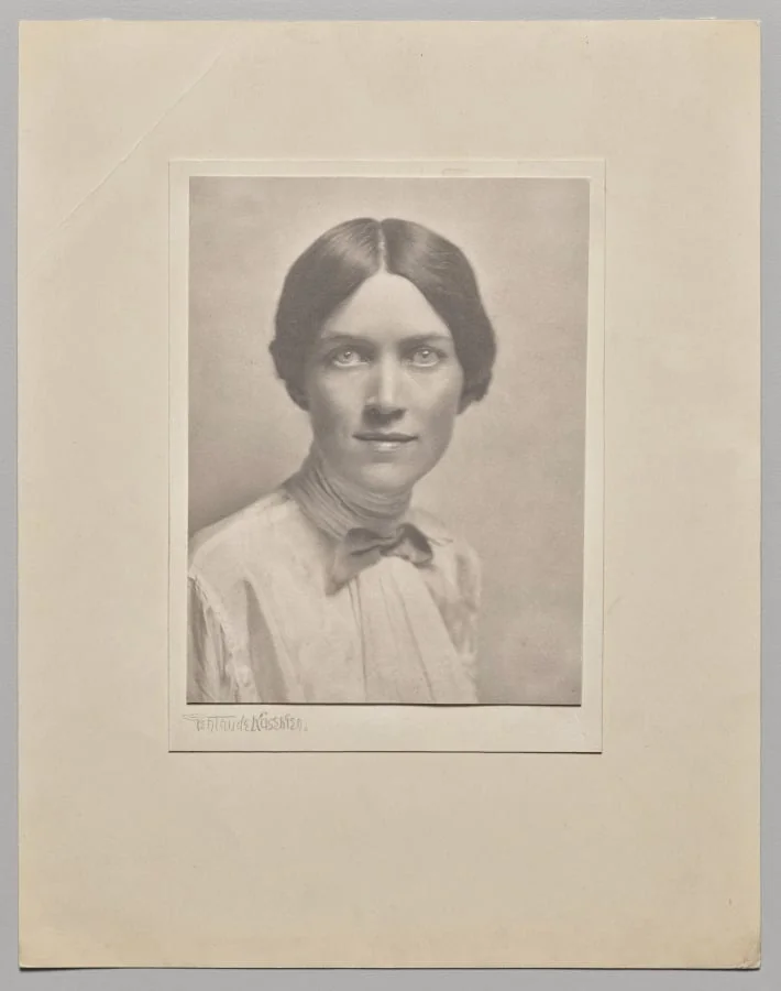 Portrait of Honoré Willsie Morrow, detail