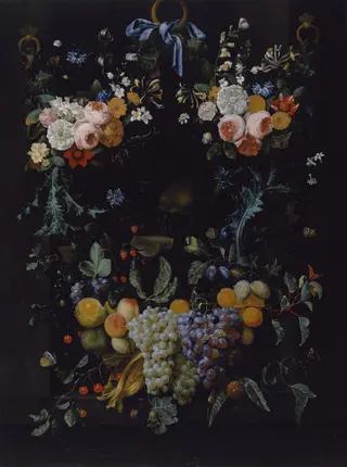 Allegory on Human Life, by Joris van Son, oil, 1659