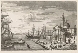 Views of Venice:  The Basin of St. Mark's, by Michele Marieschi, 1741