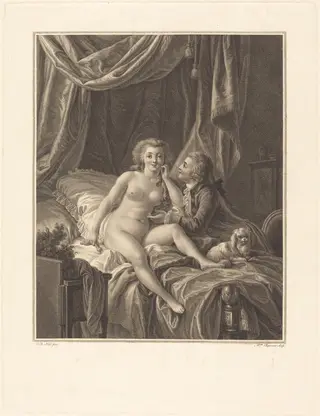 Ce qui est bon a prendre est bon a garder, by Alexandre Chaponnier, ink, 1780