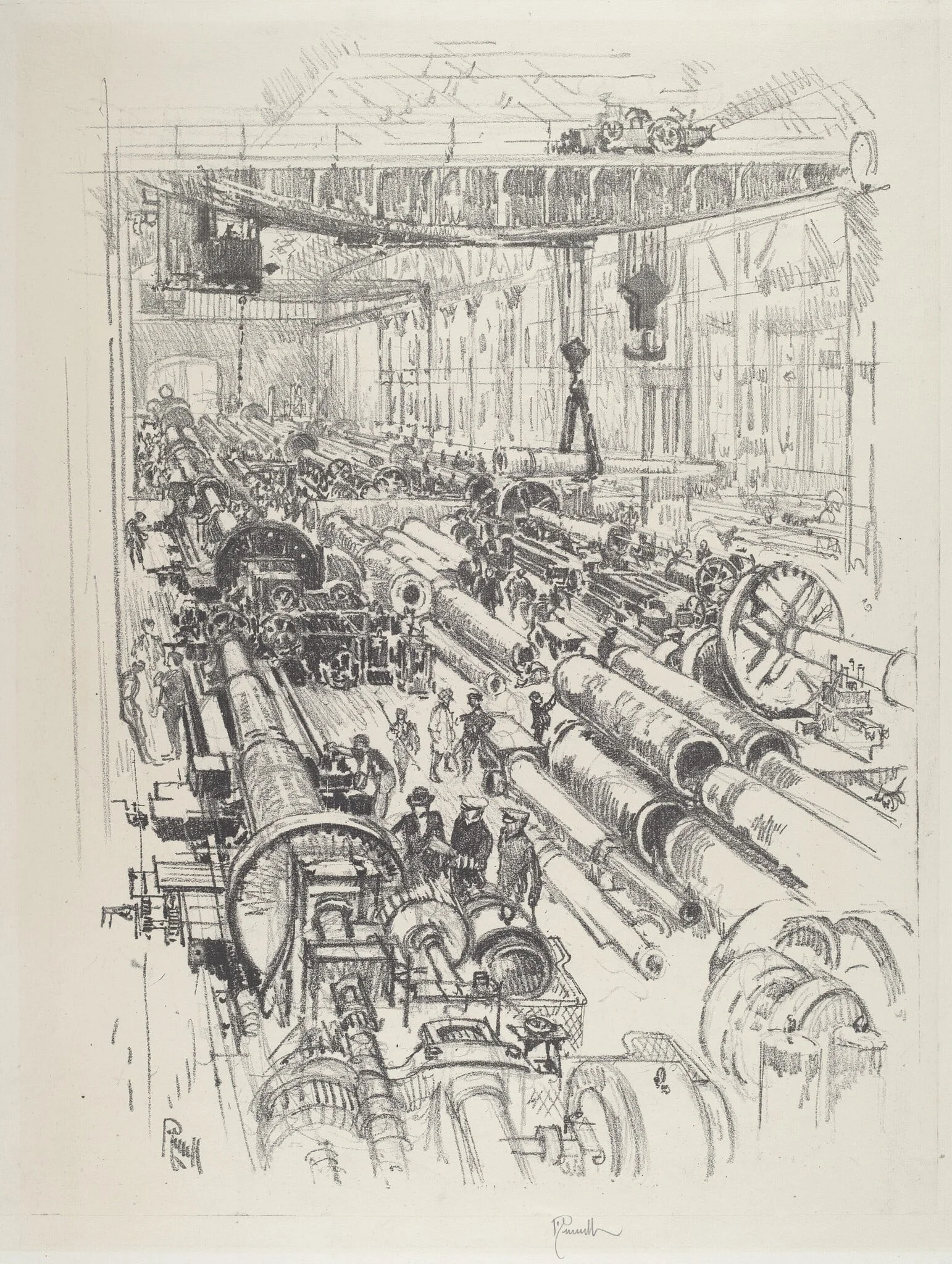 The Gun Shop, detail