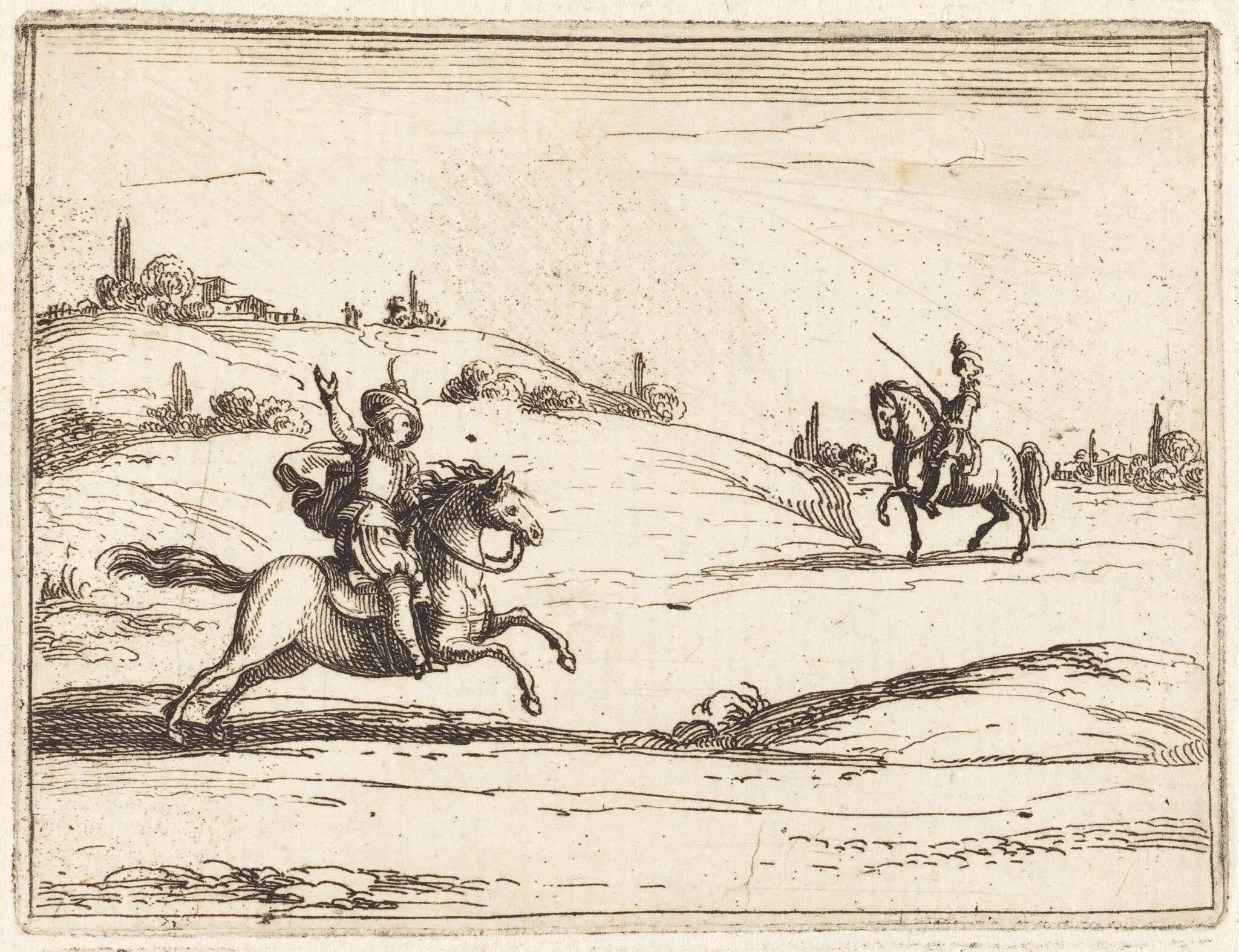 Two Knights, detail