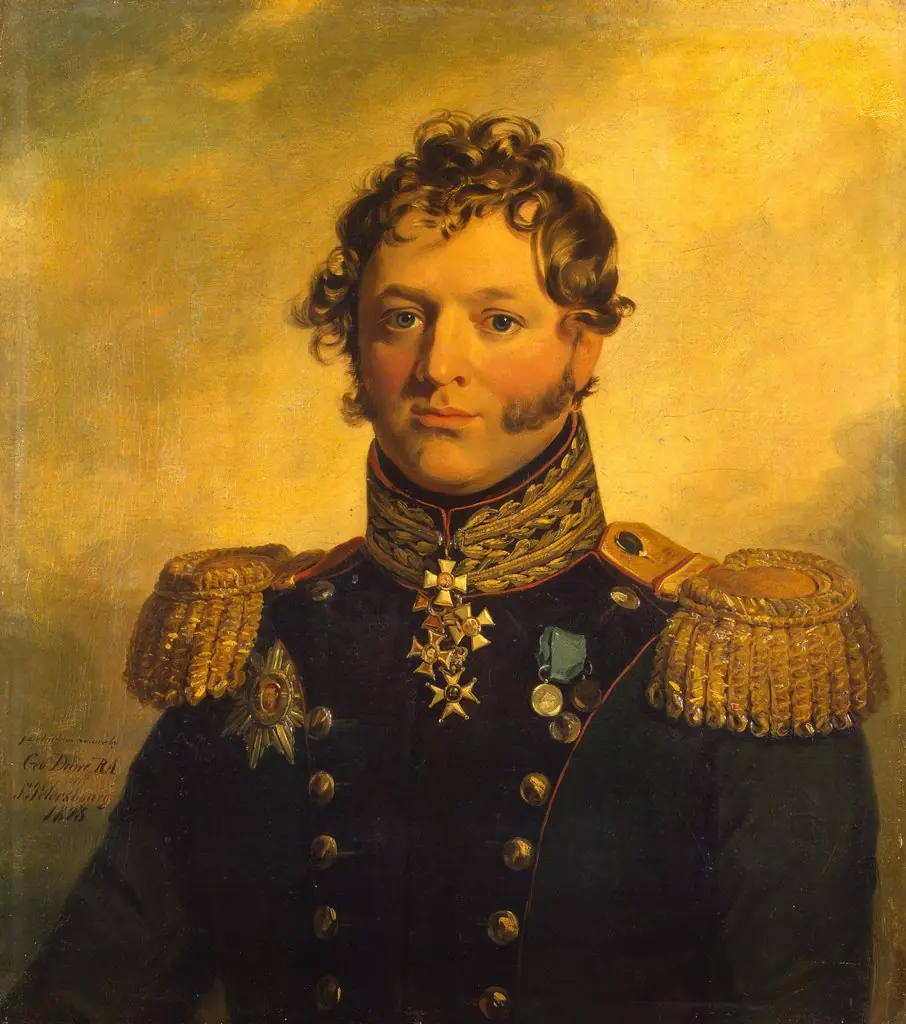 Portrait of Pyotr A. Kosen (1776-1853), by George Dawe, oil, 1823