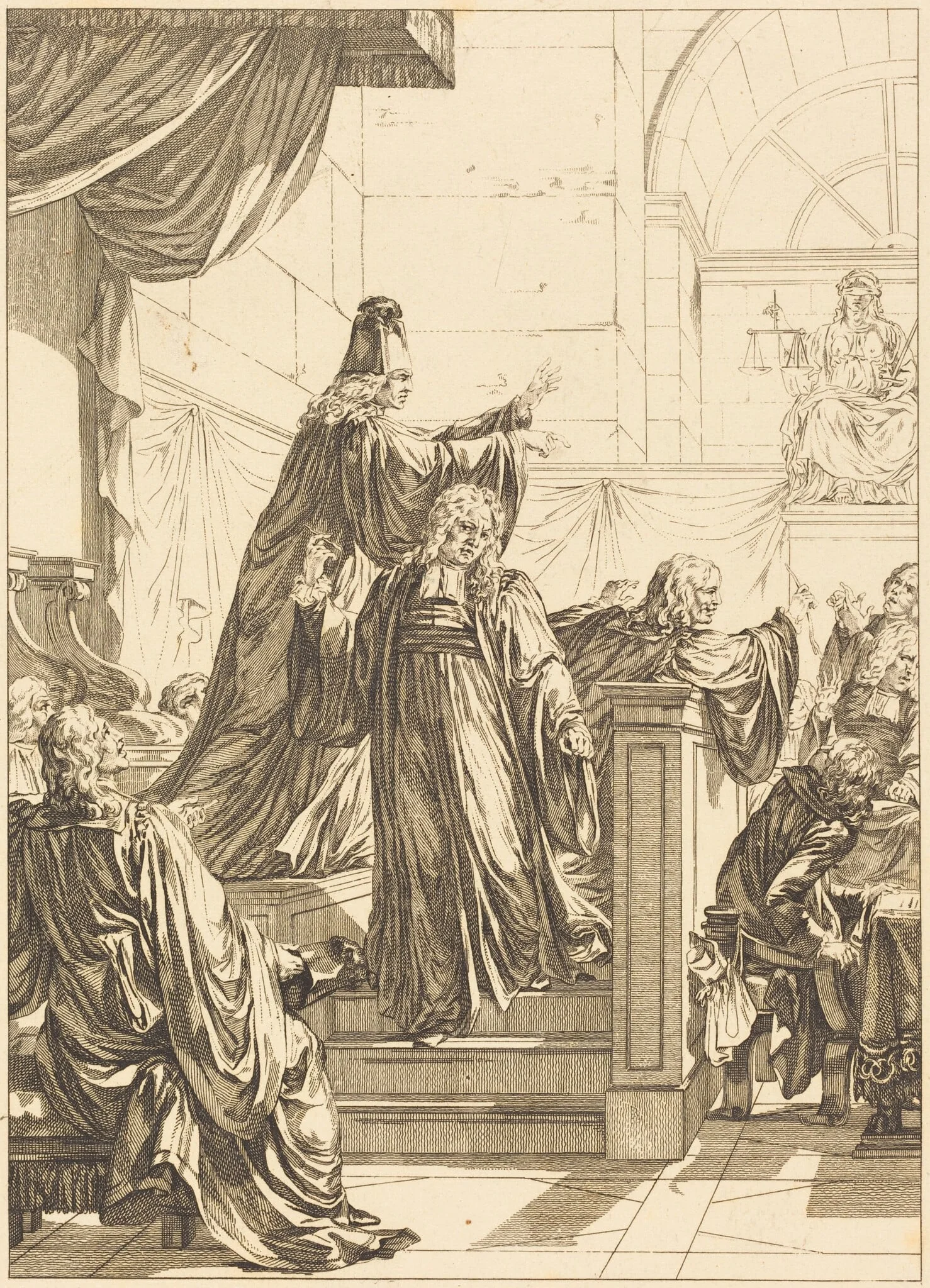 Le juge de mesle, detail