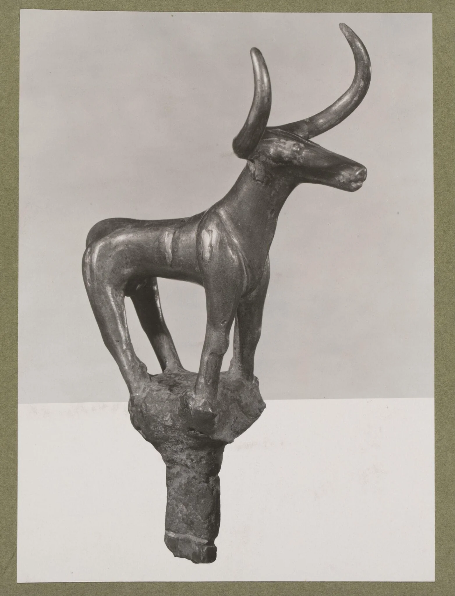 Hittite silver bull found in Anatolia ca. 1900 B.C., detail