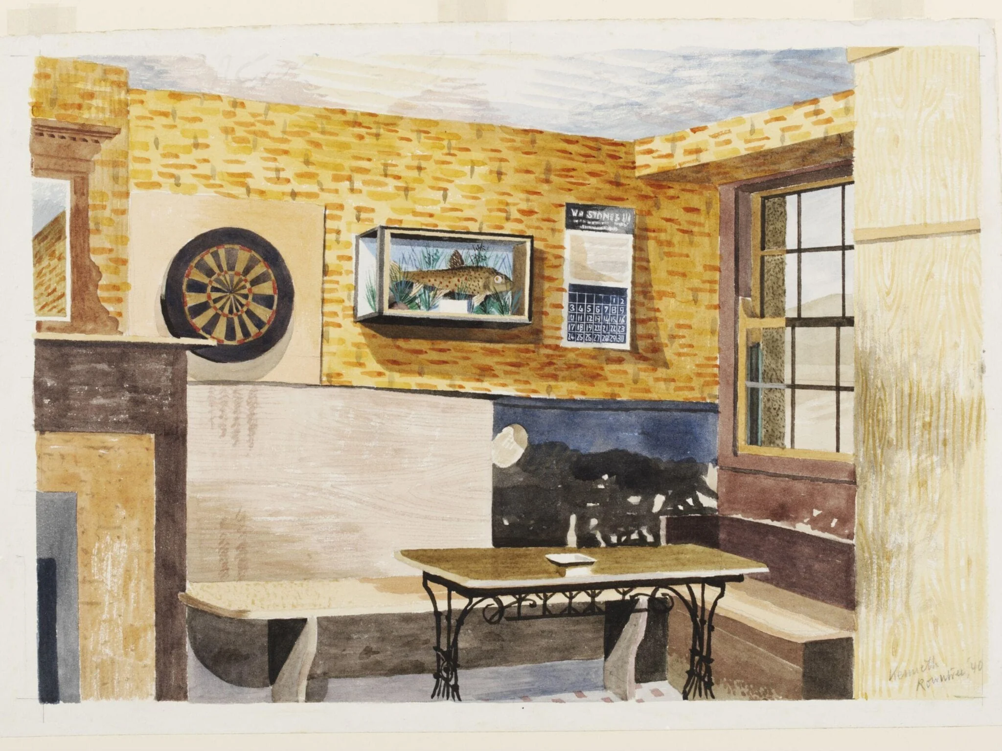 The Smoke Room, Ashopton Inn, detail