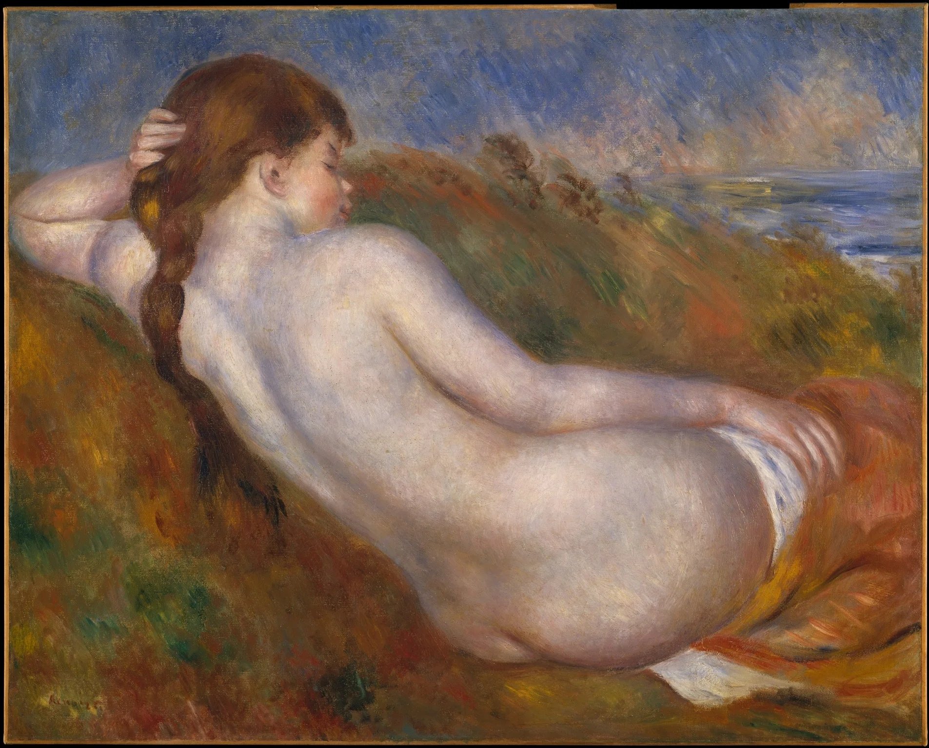 Reclining Nude, detail