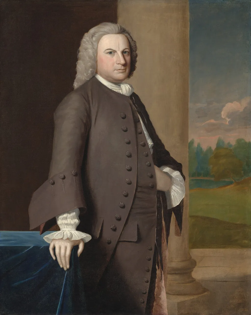 Simon Pease, by Robert Feke, oil, 1749