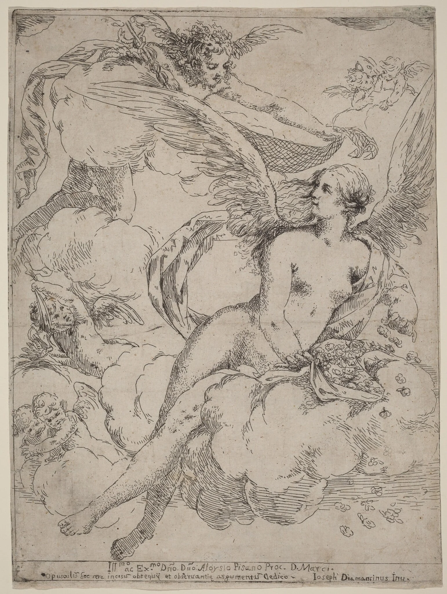 Flora and Mercury, detail
