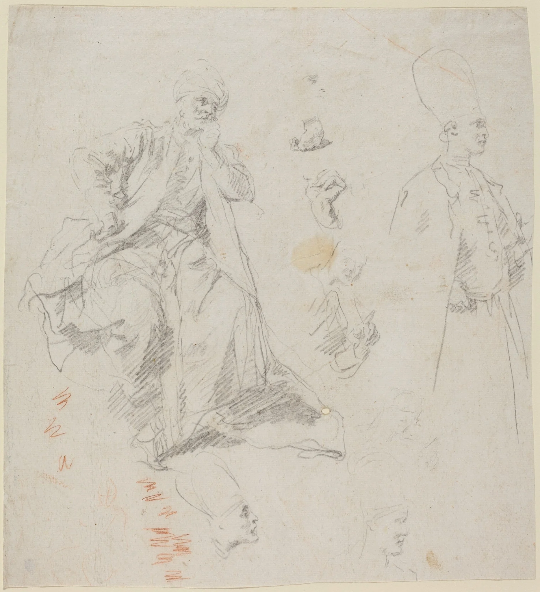 Caliph Aladin and His Counselors, detail