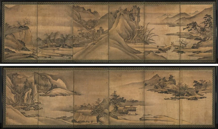 Landscape of the Four Seasons, detail