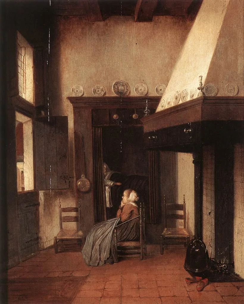 The little Nurse, detail