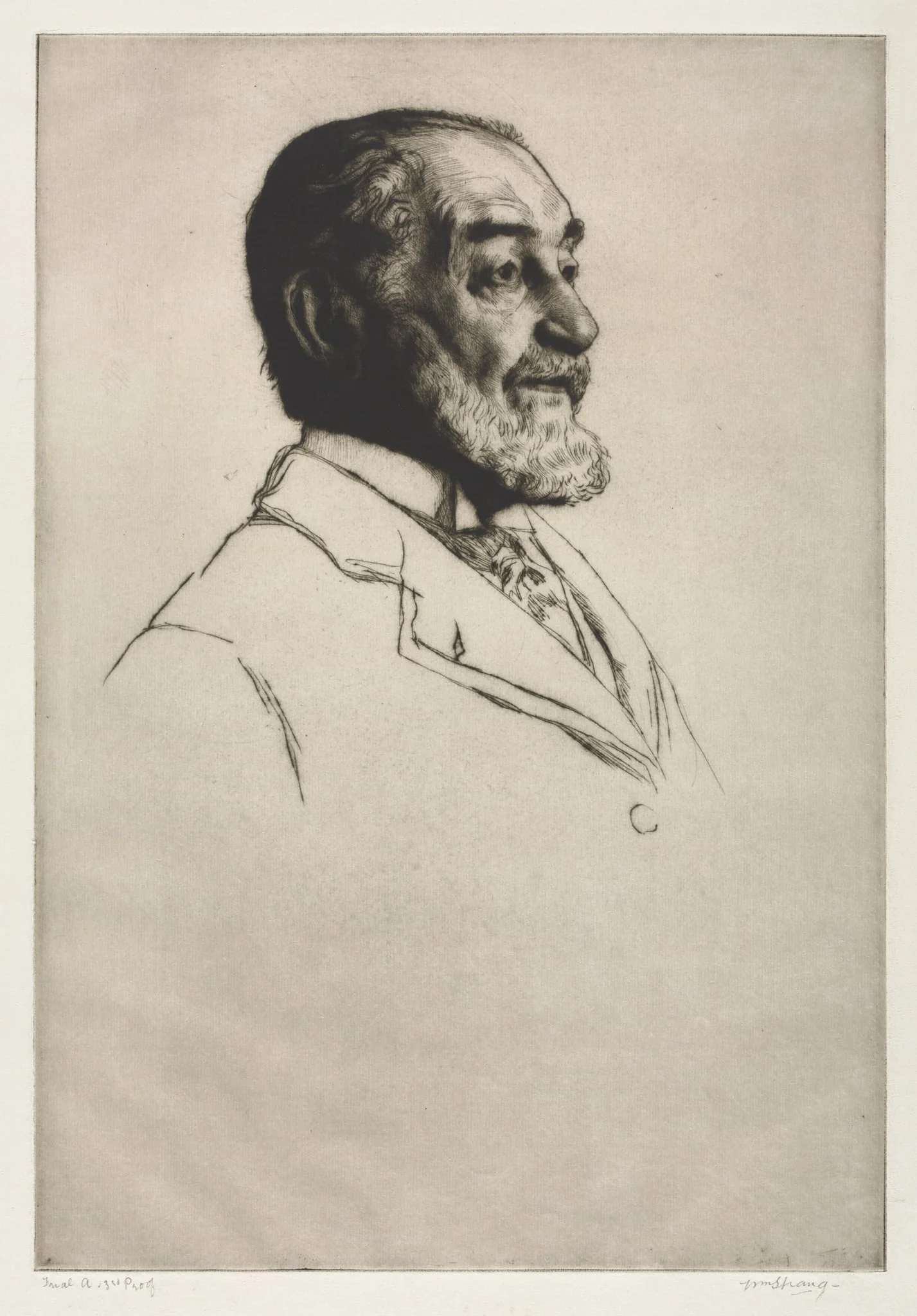 Frederick Harrison, detail