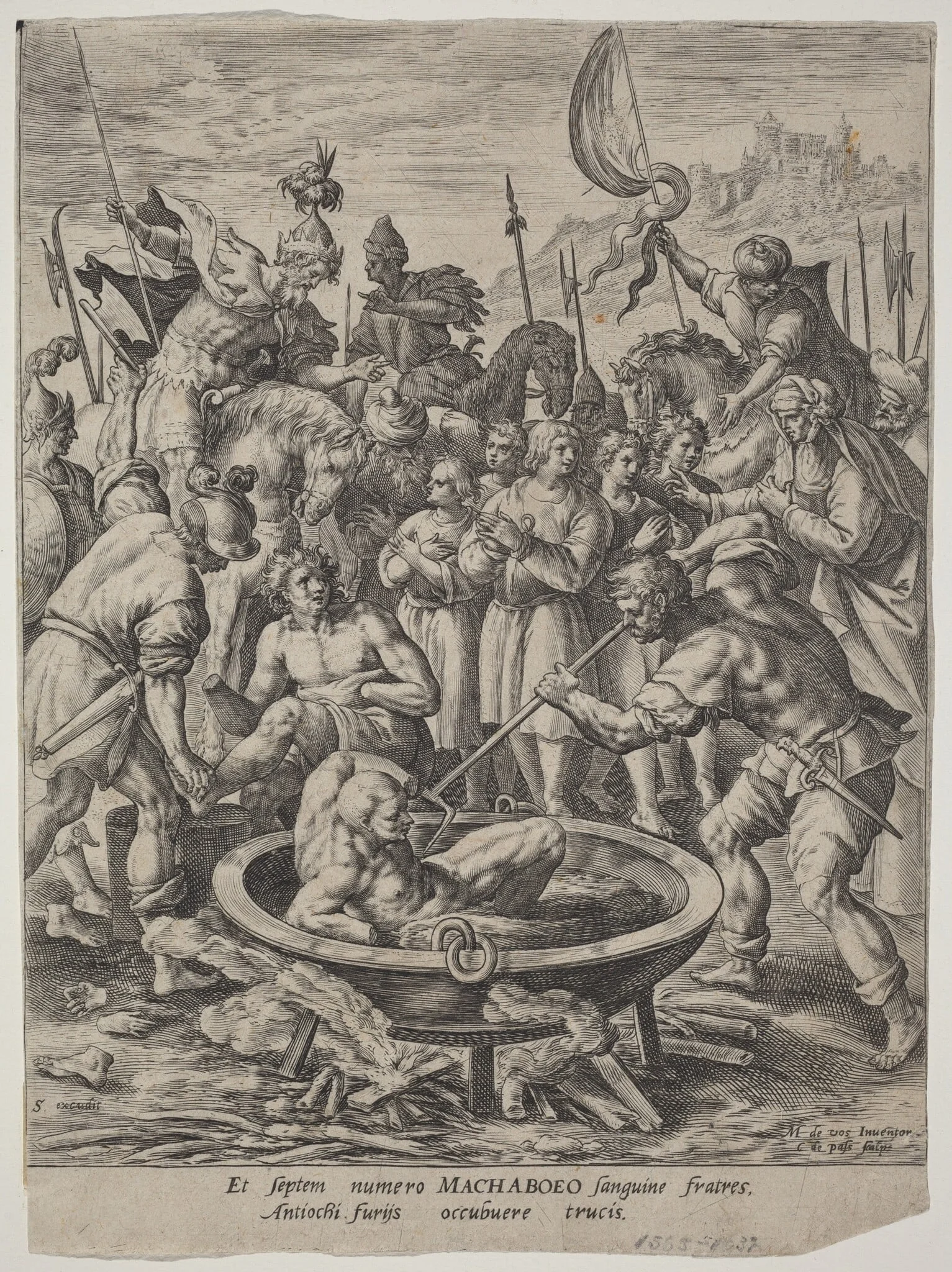 The Seven Maccabean Brothers Killed by Antiochus, detail