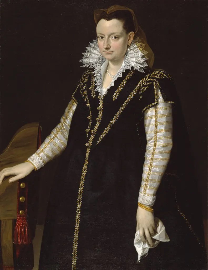 Portrait of a Lady, by Scipione Pulzone, oil, 1590