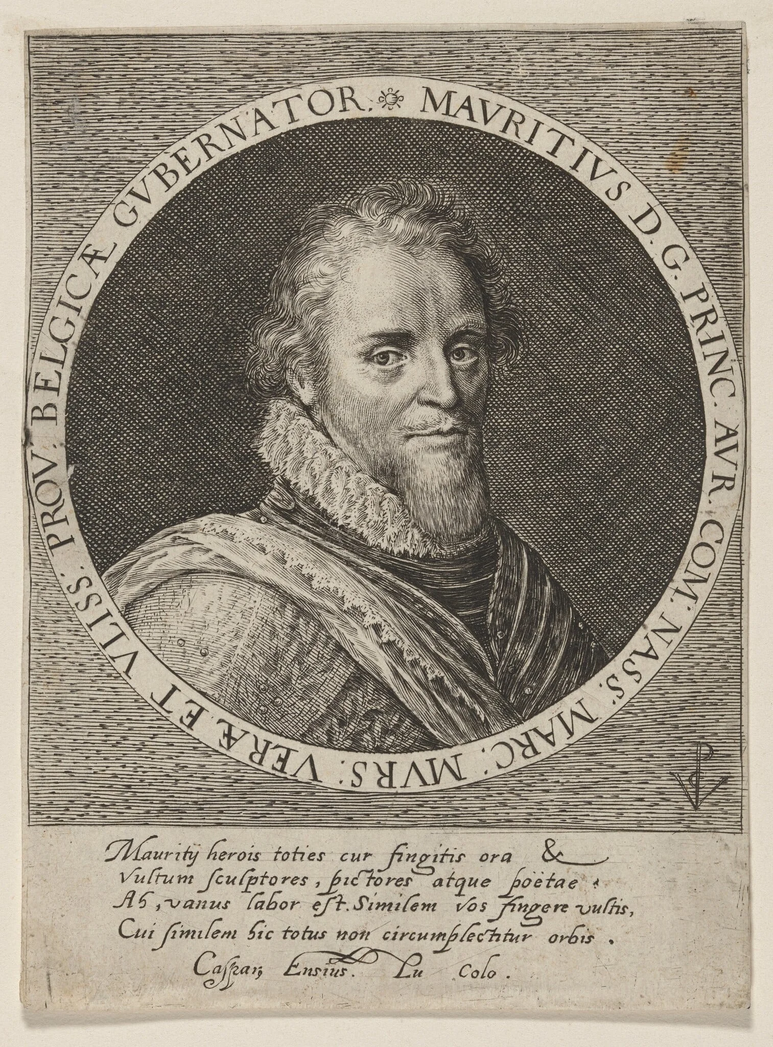Maurice of Nassau, Prince of Orange, detail