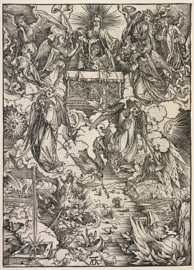 Revelation of St. John: Seven Angels with Trumpets, detail