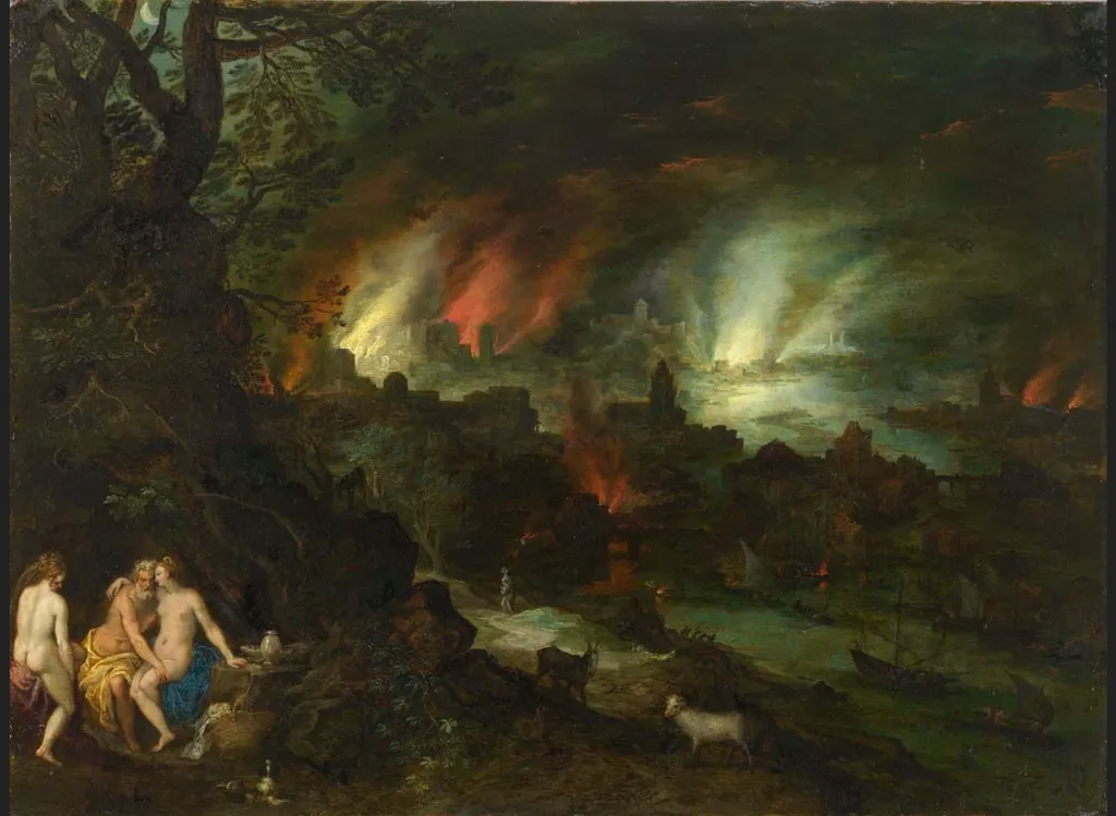 Lot and his Daughters, by Jan Brueghel, the elder, oil