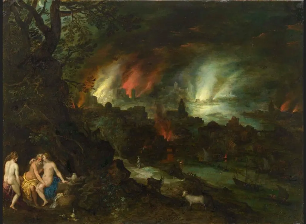 Lot and his Daughters, by Jan Brueghel, the elder, oil