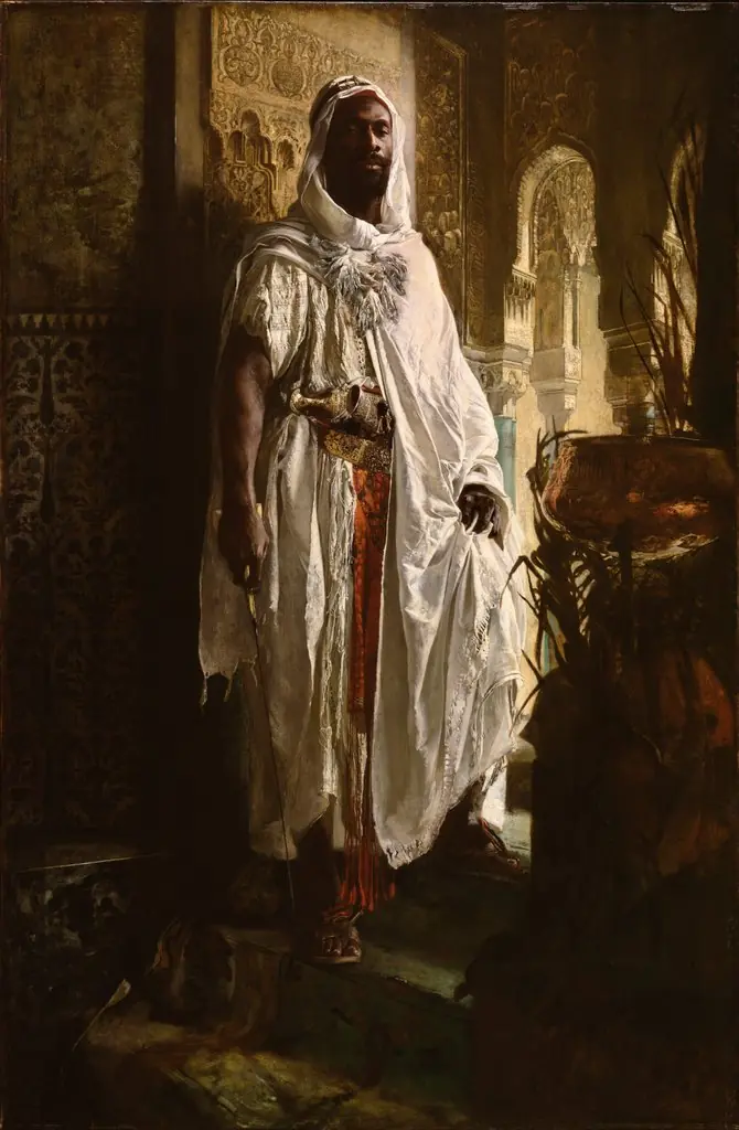 The Moorish Chief, by Eduard Charlemont, oil, 1890