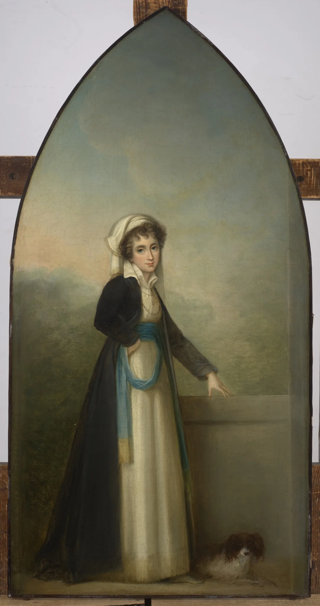 Portrait of Izabela née von Flemming, Princess Czartoryska (1746–1835), detail