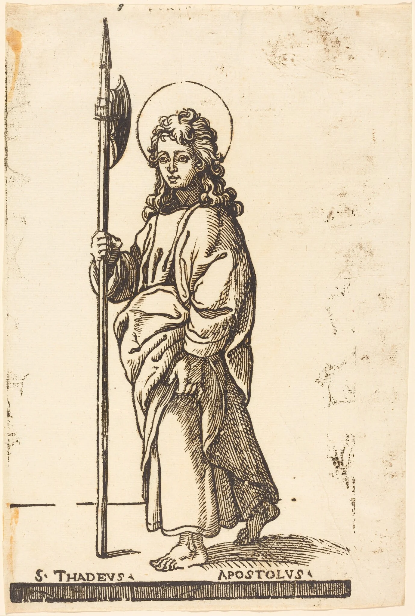Saint Jude (Thaddeus), detail