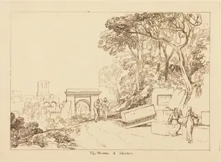 The Woman of Samaria, by Joseph Mallord William Turner, ink, 1819