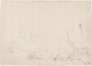 A sea fight, by Willem van de Velde the Younger, 1669