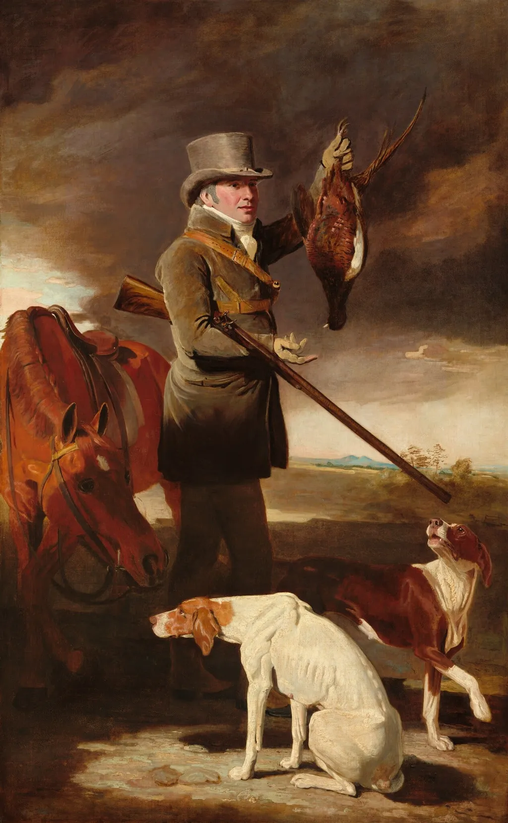 J.G. Shaddick, the Celebrated Sportsman, by Benjamin Marshall, oil, 1806